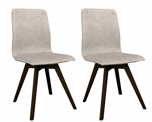 andas Esszimmerstuhl "Rania", (Set), 2 St., Samtvelours, Massivholzgestell, günstig online kaufen