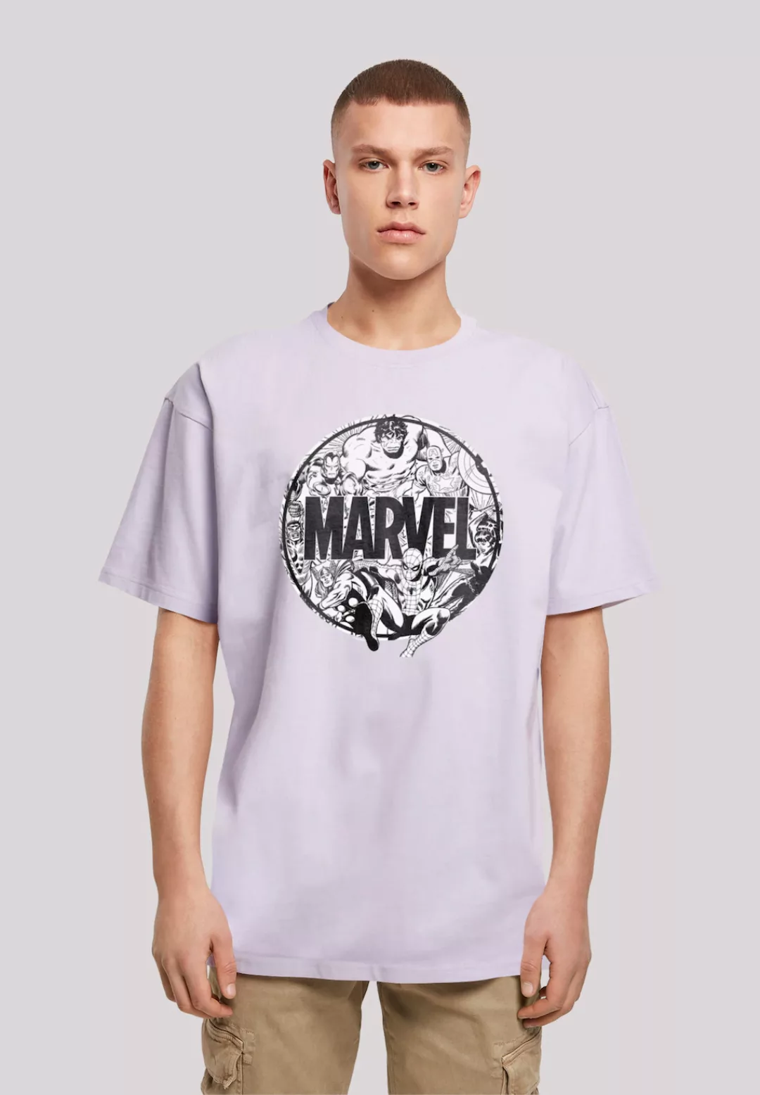 F4NT4STIC T-Shirt "Marvel Comics Logo Character Infill", Print günstig online kaufen