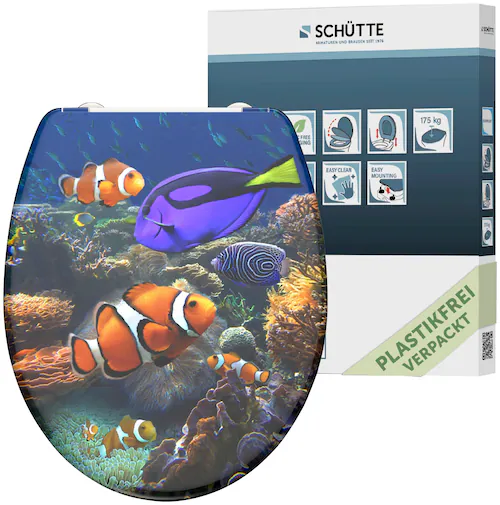 Schütte WC-Sitz "SEA LIFE", bruchsicher und kratzfest, Absenkautomatik, Sta günstig online kaufen