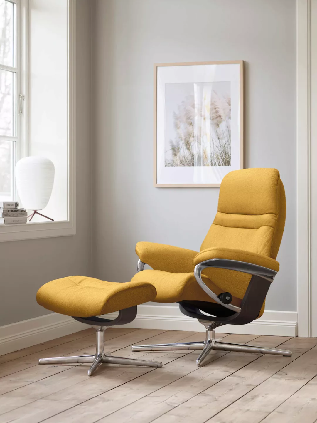 Stressless Relaxsessel "Sunrise", mit Cross Base, Größe S, M & L, Holzakzen günstig online kaufen