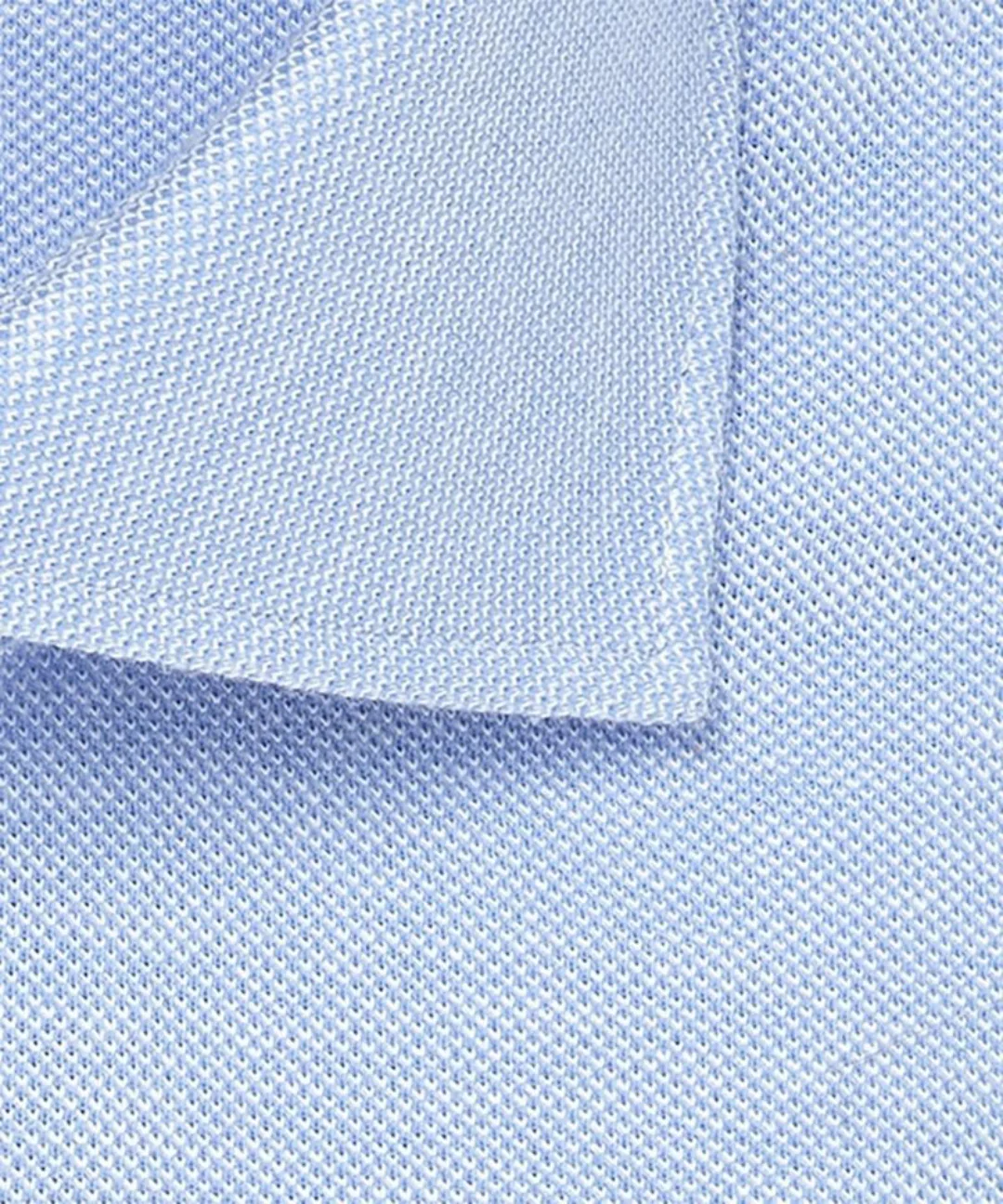 Profuomo Hemd Knitted Slim Fit Blau - Größe 40 günstig online kaufen