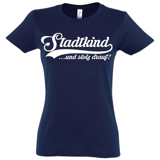 Youth Designz T-Shirt Stadtkind Damen Shirt mit trendigem Frontprint günstig online kaufen