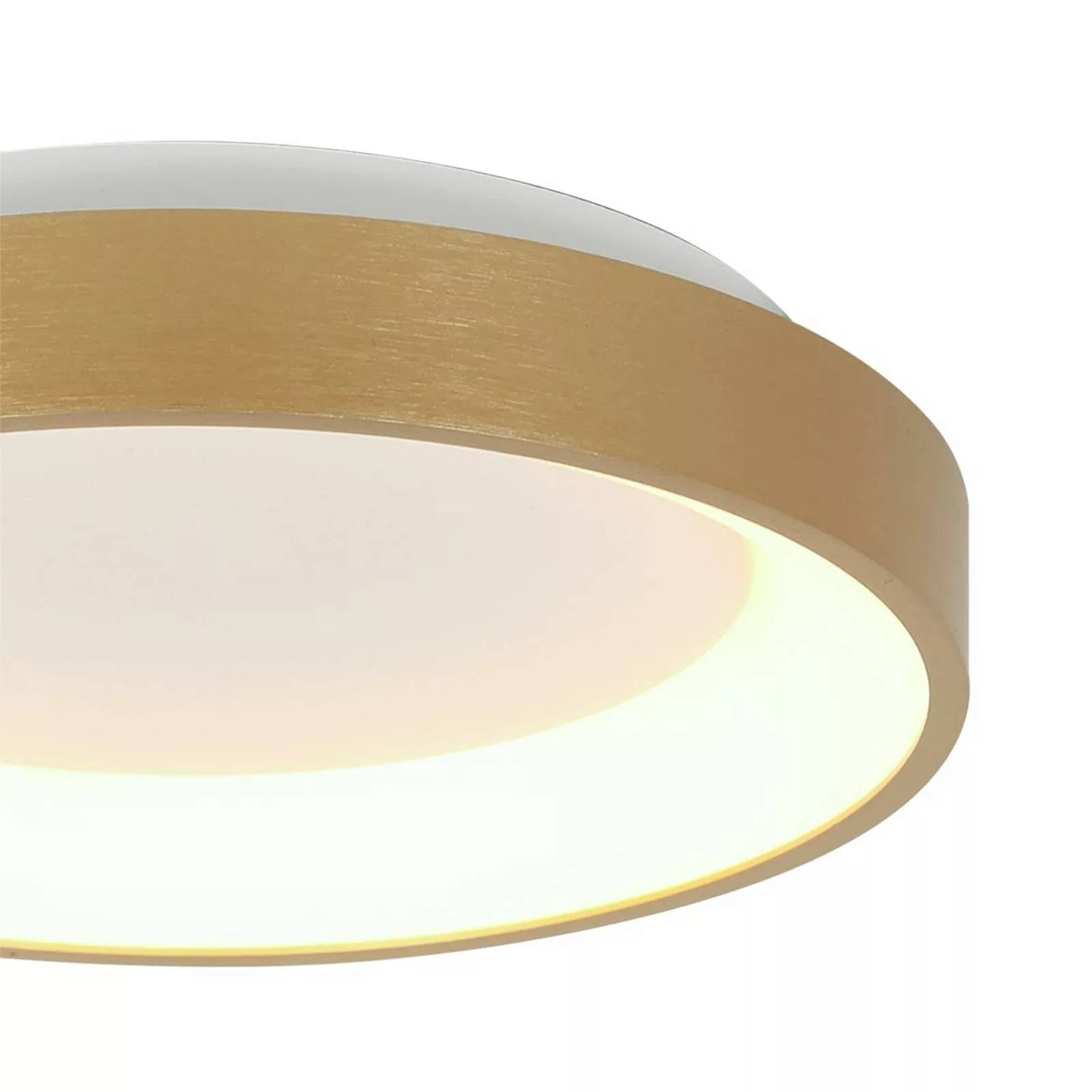 LED-Deckenleuchte Ringlede, gold, Höhe 6 cm, Ø 28 cm günstig online kaufen