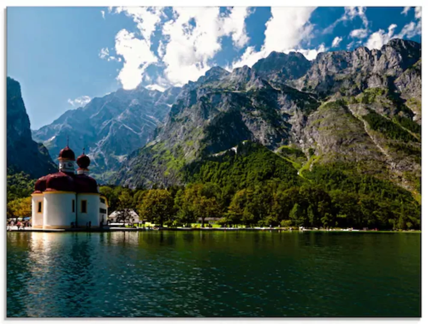 Artland Glasbild »St. Bartholomä Königssee I«, Berge, (1 St.), in verschied günstig online kaufen