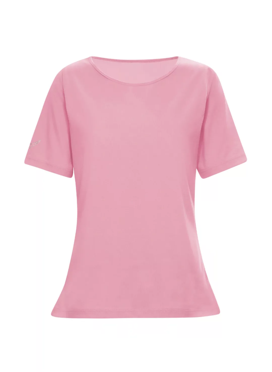 Trigema T-Shirt "TRIGEMA T-Shirt DELUXE Baumwolle mit Kristallsteinen", (1 günstig online kaufen
