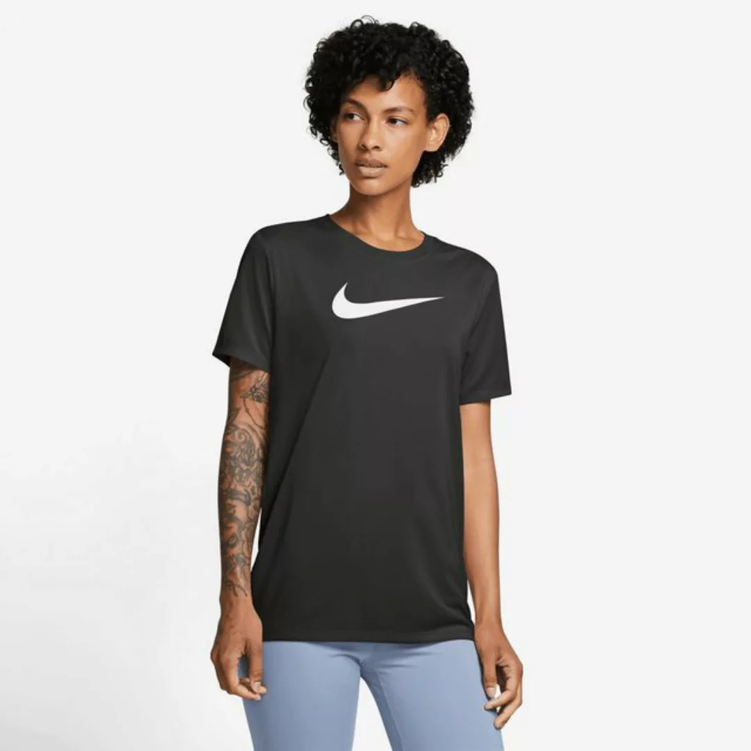 Nike T-Shirt Nike DriFit RLGND HBR Damen Trainings-Shirt schwarz/weiß günstig online kaufen