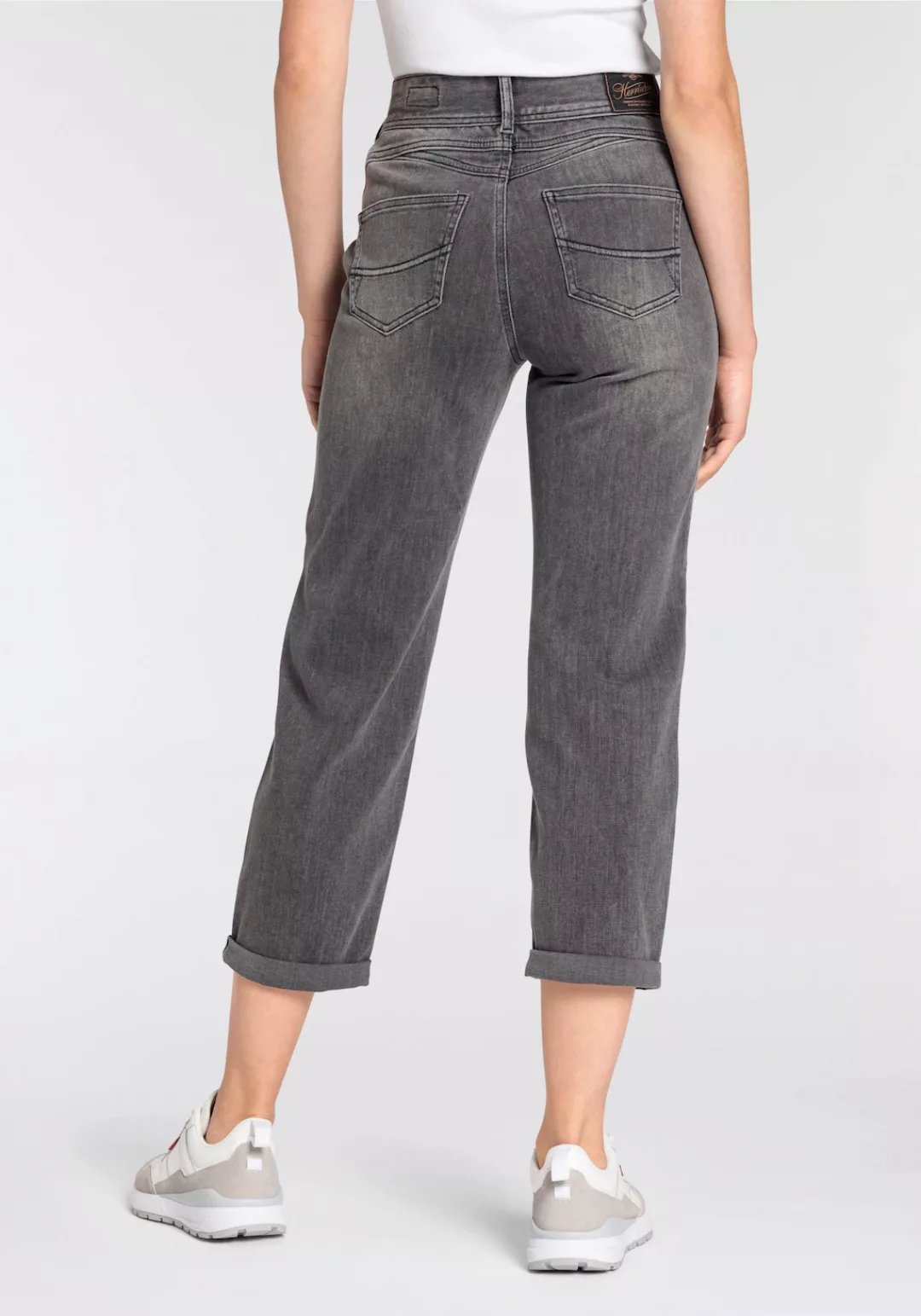 Herrlicher High-waist-Jeans "HI Tap Denim Black Light" günstig online kaufen