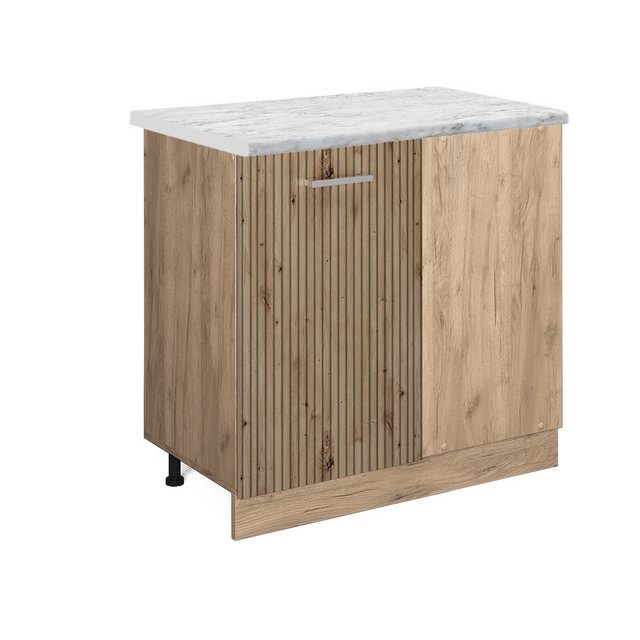 Vicco Eckunterschrank R-Line, Artisan-Eiche/Goldkraft Eiche, 86 cm AP Marmo günstig online kaufen