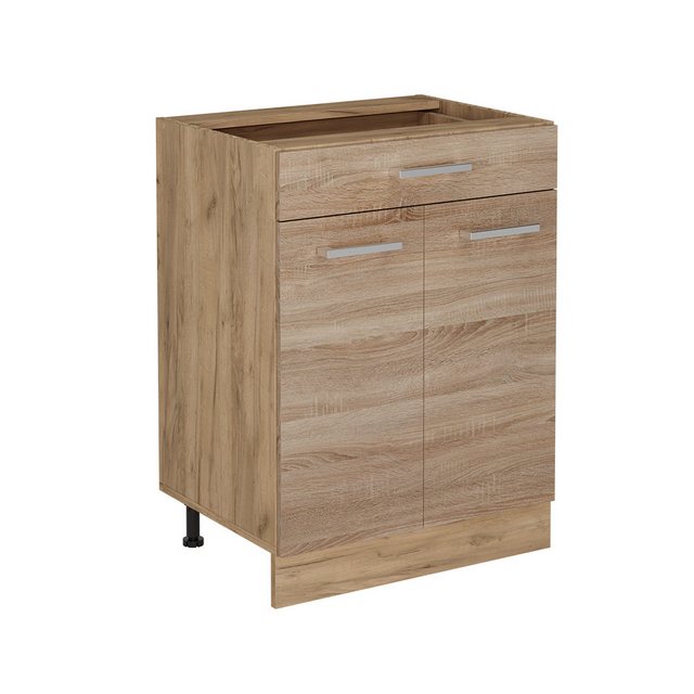 Vicco Unterschrank R-Line, Sonoma/Goldkraft Eiche, 60 cm mit Schublade, ohn günstig online kaufen