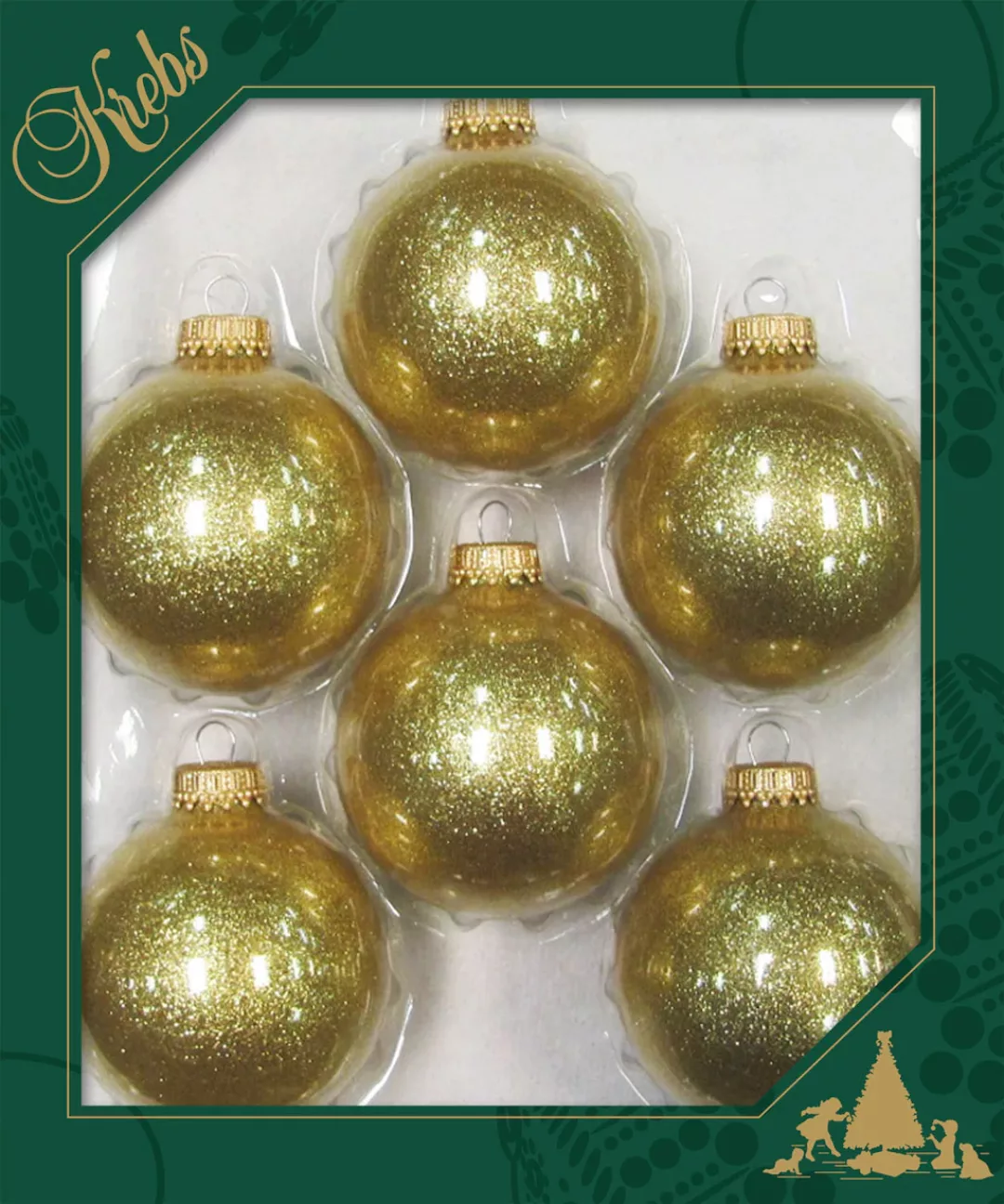 Krebs Glas Lauscha Weihnachtsbaumkugel "CBK03231, Weihnachtsdeko, Christbau günstig online kaufen