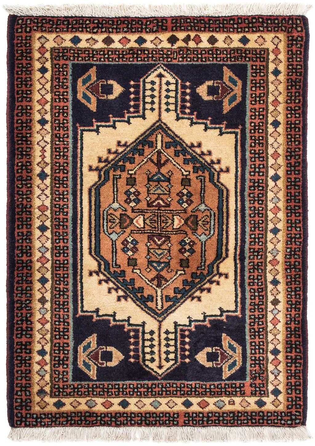 morgenland Orientteppich »Perser - Nomadic - 95 x 65 cm - hellbraun«, recht günstig online kaufen