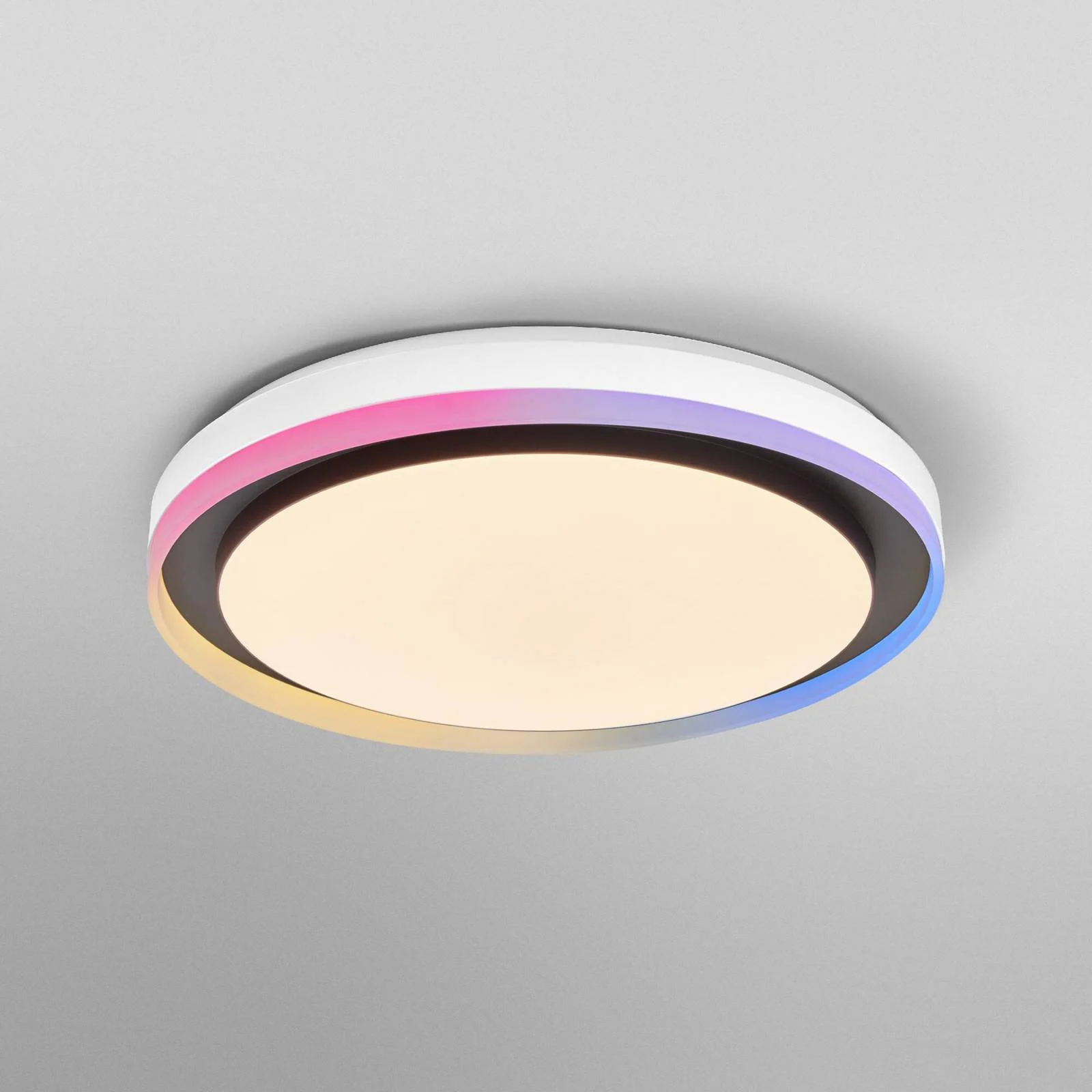OSRAM SMART+ WiFi Deckenlampe ORBIS ZEST schwarz 50cm RGBCCT günstig online kaufen