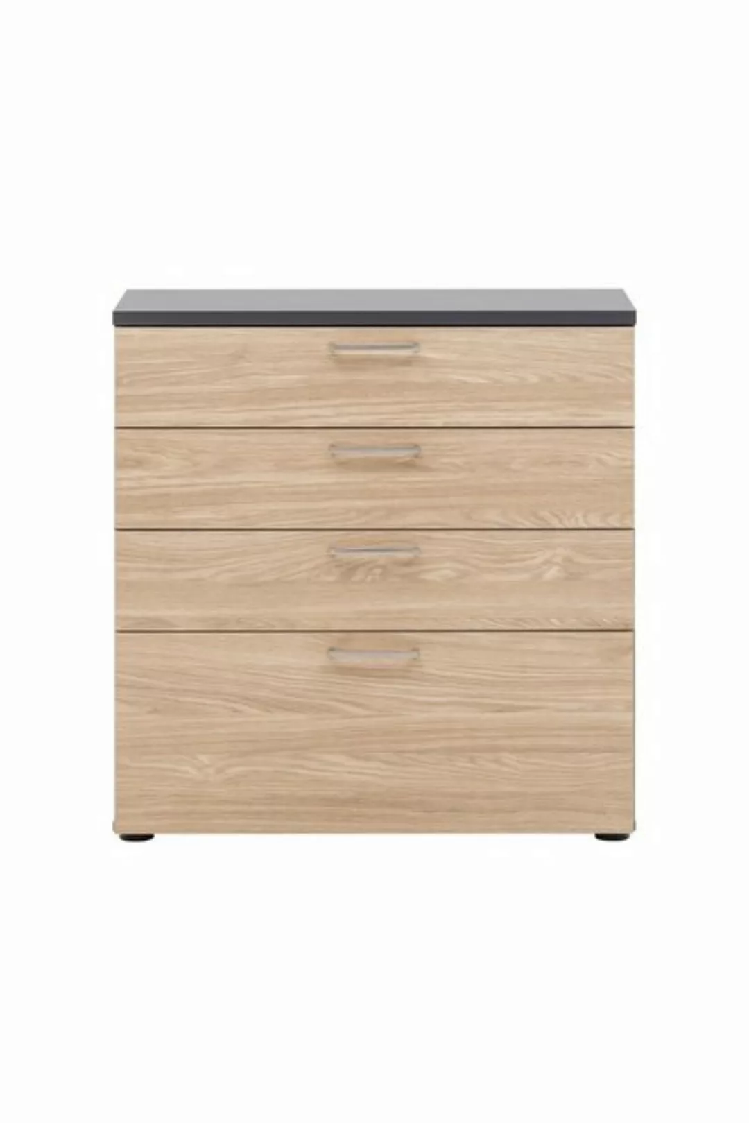 MÖBELPARTNER Aktenschrank Schubladenschrank Hippo, HxBxT 84x80x40 cm, Eiche günstig online kaufen