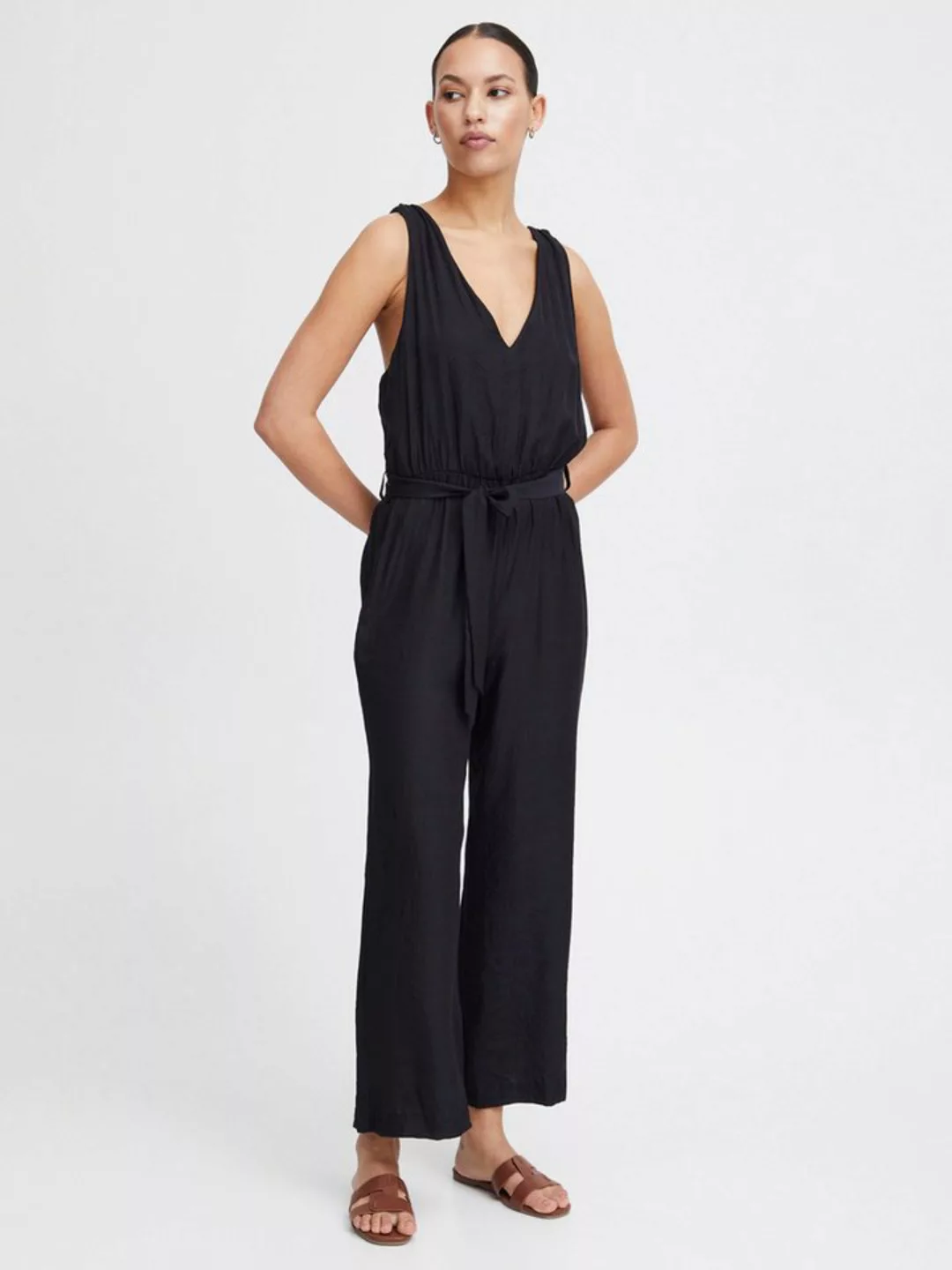 Ichi Jumpsuit (1-tlg) Drapiert/gerafft günstig online kaufen