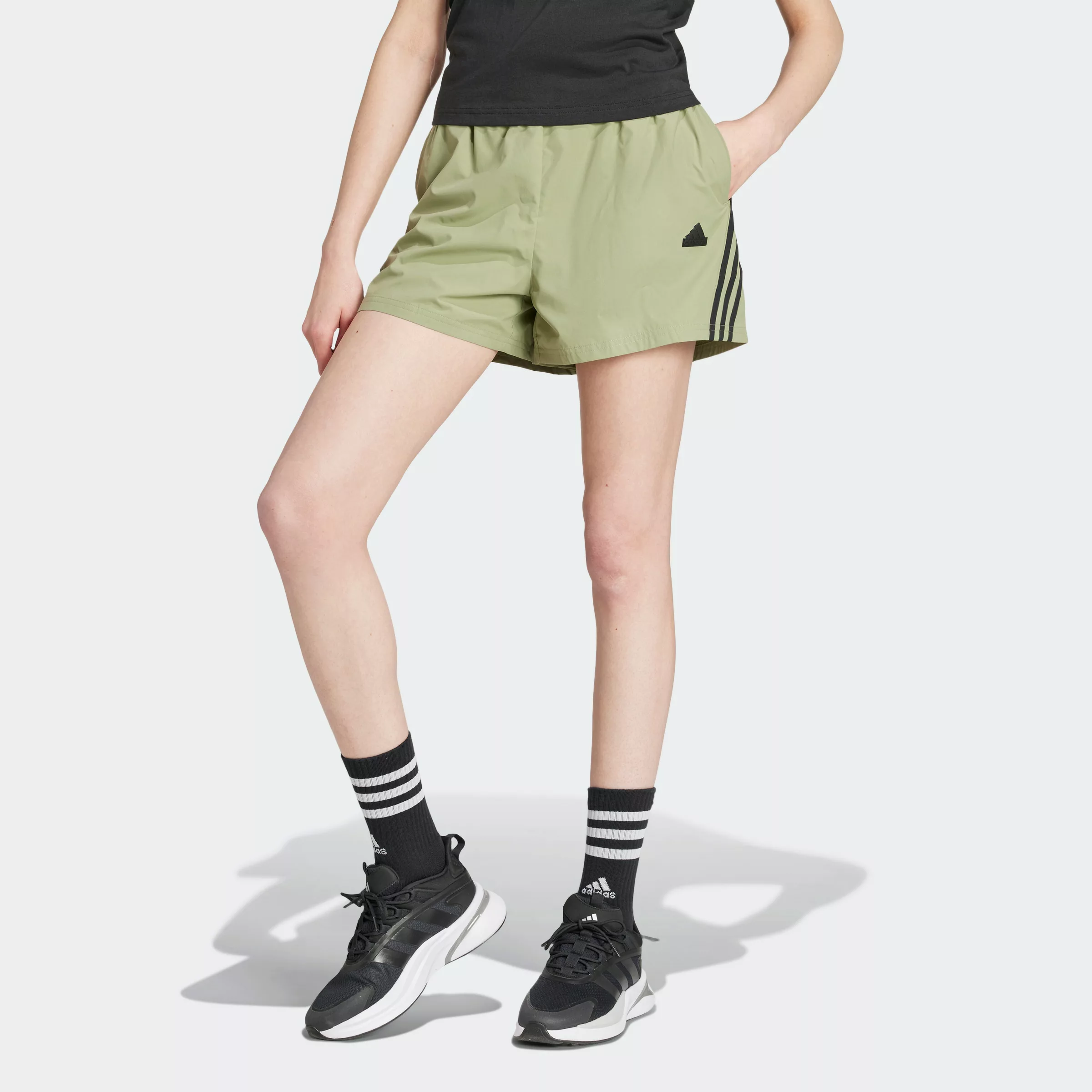 adidas Sportswear Shorts W FI 3S WVN SHO (1-tlg) günstig online kaufen