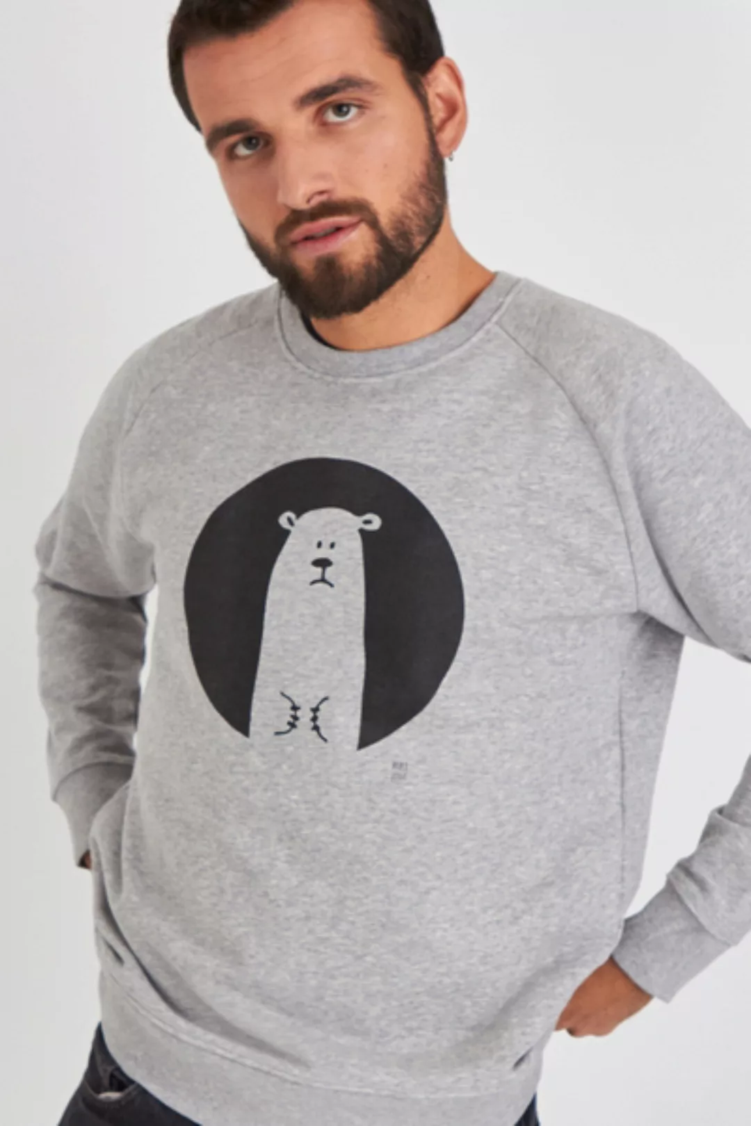 Biobaumwolle & Fair Hergestellt - Hochwertiges Sweatshirt/ Icebear günstig online kaufen