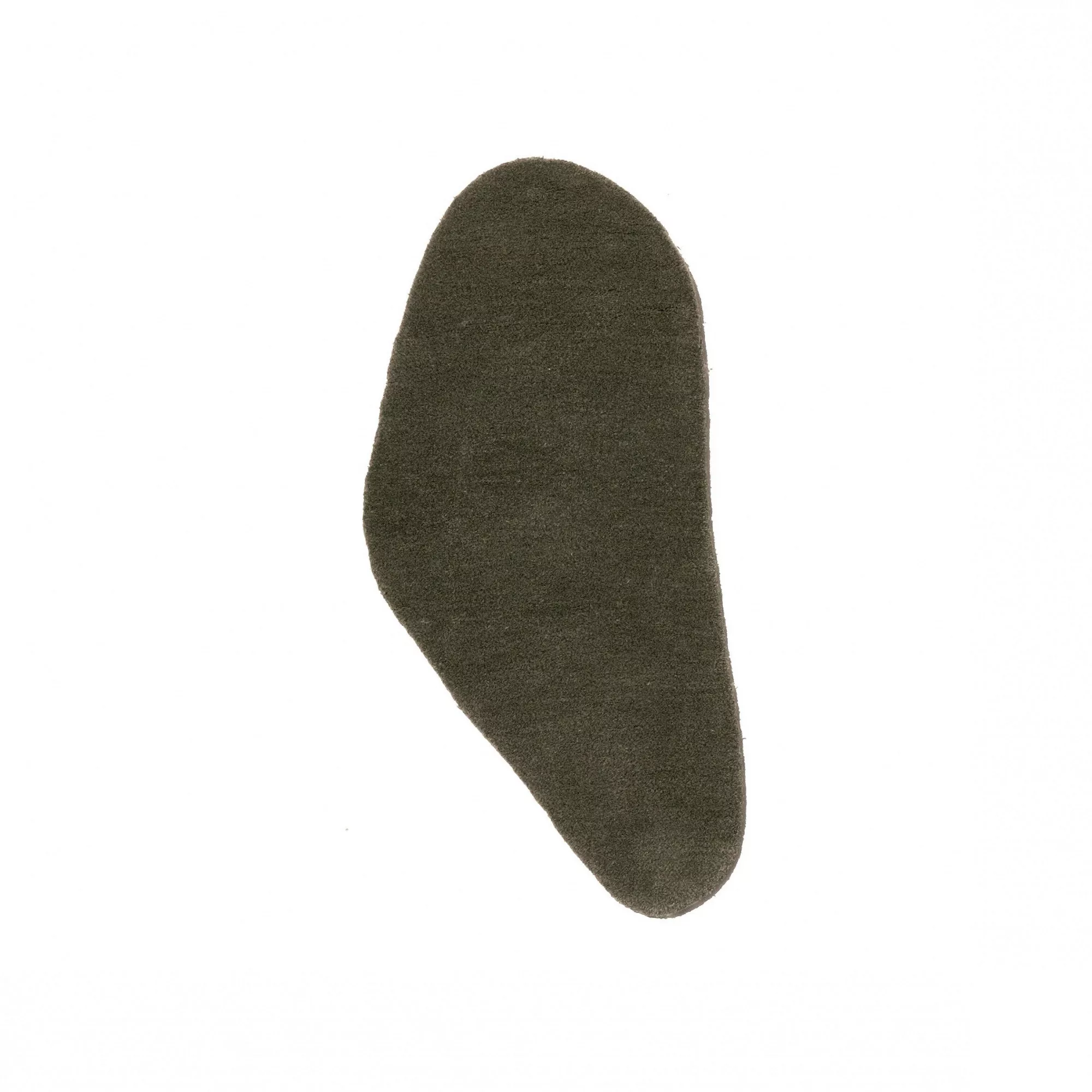 Nanimarquina - Little Stone-Wool Teppich 11 - moosgrün/Neuseeland-Wolle/50x günstig online kaufen