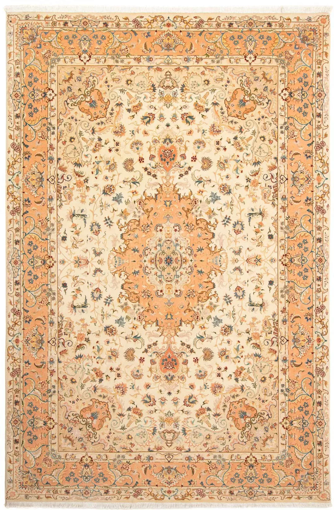 morgenland Orientteppich »Perser - Täbriz - Royal - 300 x 202 cm - beige«, günstig online kaufen