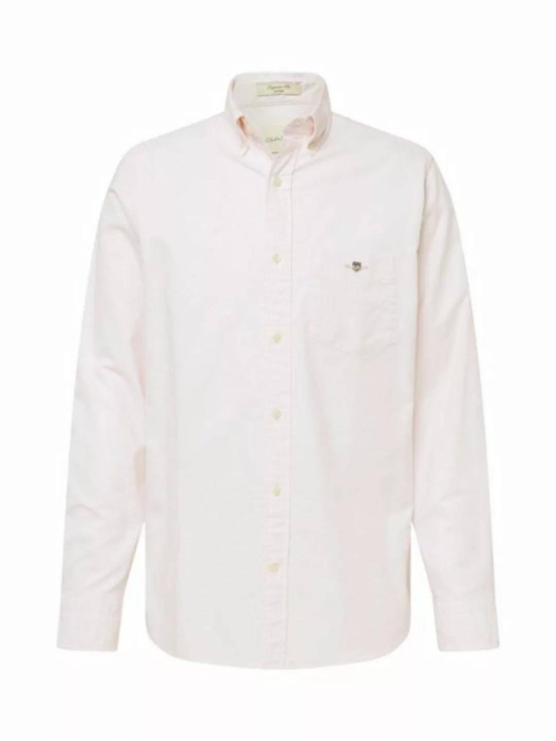 Gant Langarmhemd Regular Fit Oxford Hemd strukturiert langlebig dicker gest günstig online kaufen