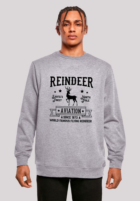 F4NT4STIC Sweatshirt Reindeer Aviation Retro Weihnachten Sign Premium Quali günstig online kaufen