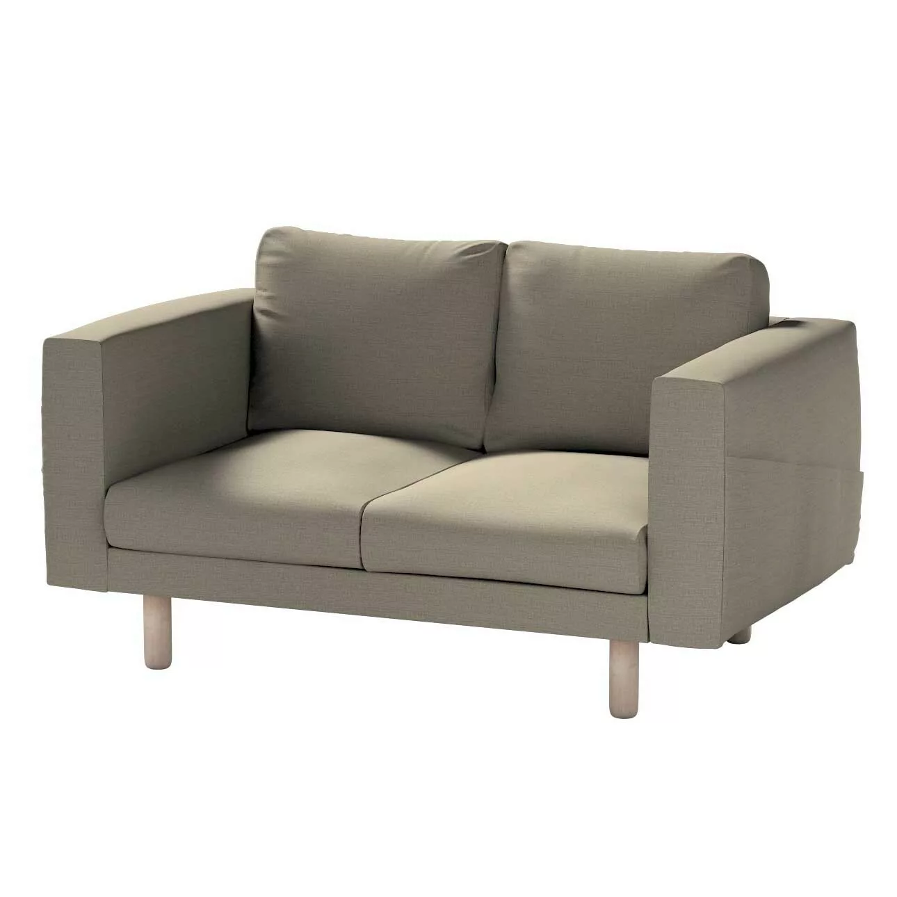 Bezug für Norsborg 2-Sitzer Sofa, beige-grau, Norsborg 2-Sitzer Sofabezug, günstig online kaufen
