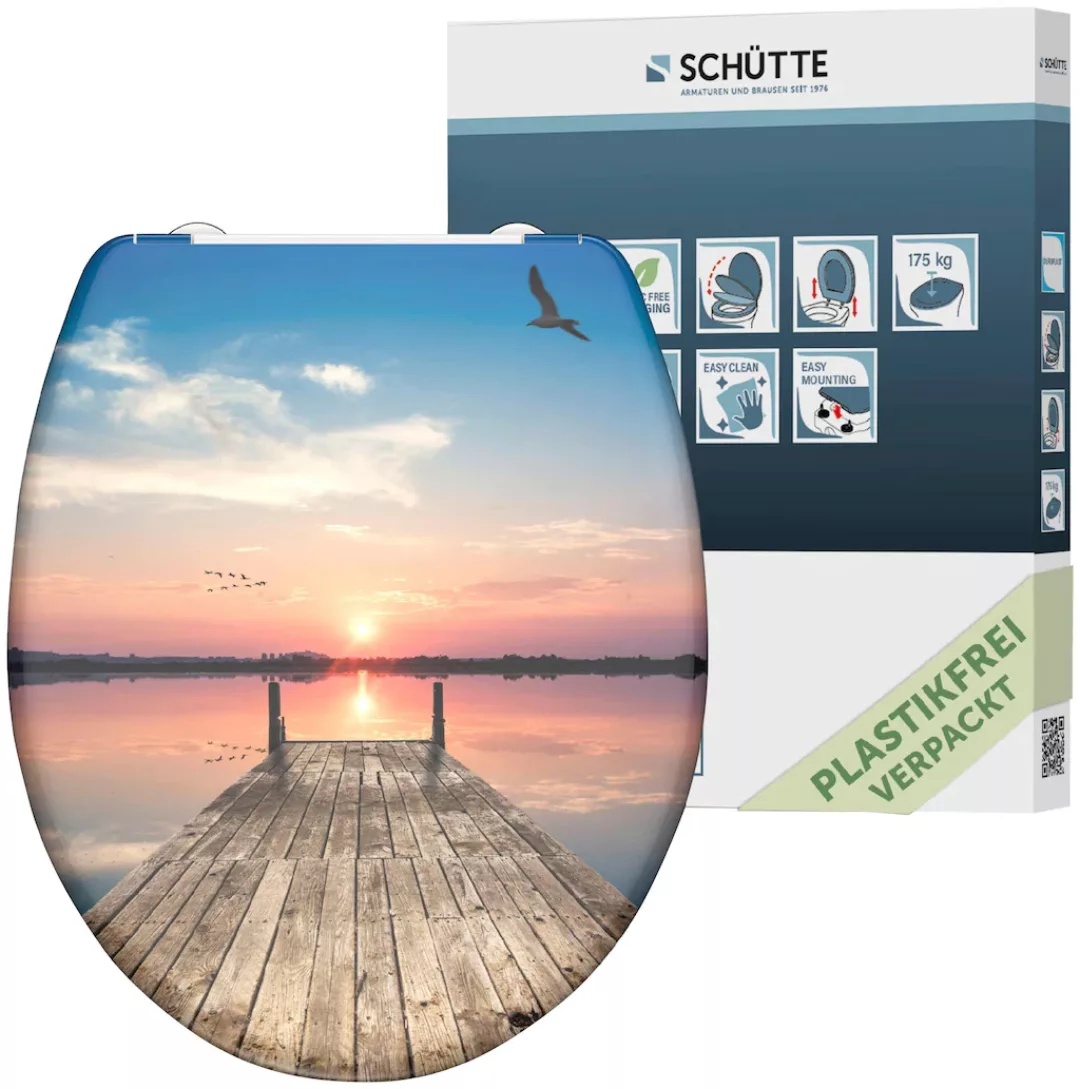 Schütte WC-Sitz "SUNSET SKY", bruchsicher und kratzfest, Absenkautomatik, S günstig online kaufen