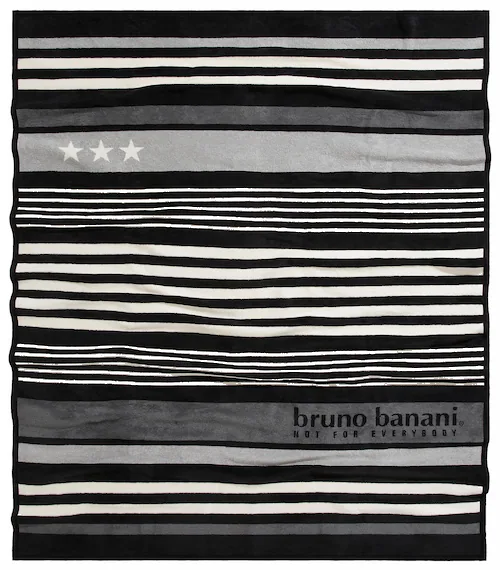 Bruno Banani Wohndecke »Brian«, mit kleinen Akzenten, Kuscheldecke günstig online kaufen