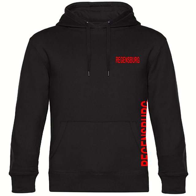 multifanshop Kapuzensweatshirt Regensburg - Brust & Seite - Hoodie günstig online kaufen