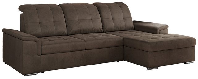 MKS MÖBEL Ecksofa MADRITO L, Set, Schlafsofa, Wellenfedern, T30-Schaum, Eck günstig online kaufen