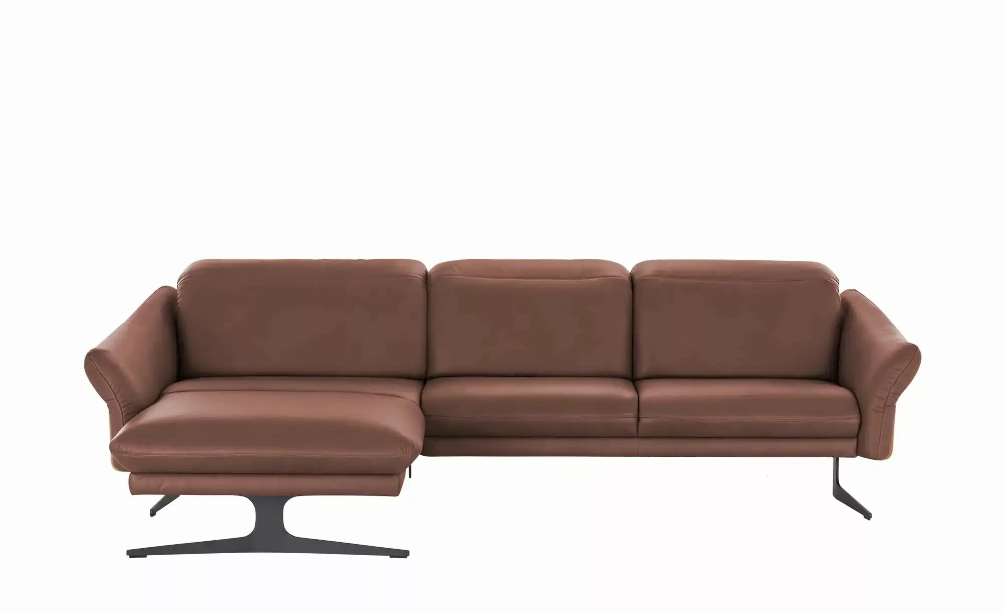 himolla Ecksofa aus Echtleder 1059 ¦ rot ¦ Maße (cm): B: 284 H: 83 T: 179.0 günstig online kaufen