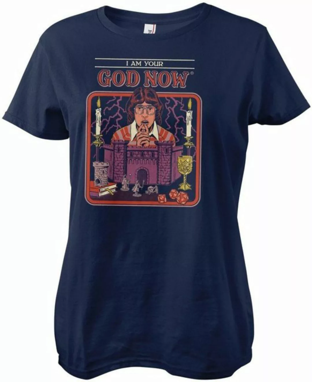 Steven Rhodes T-Shirt I Am Your God Now Girly Tee günstig online kaufen