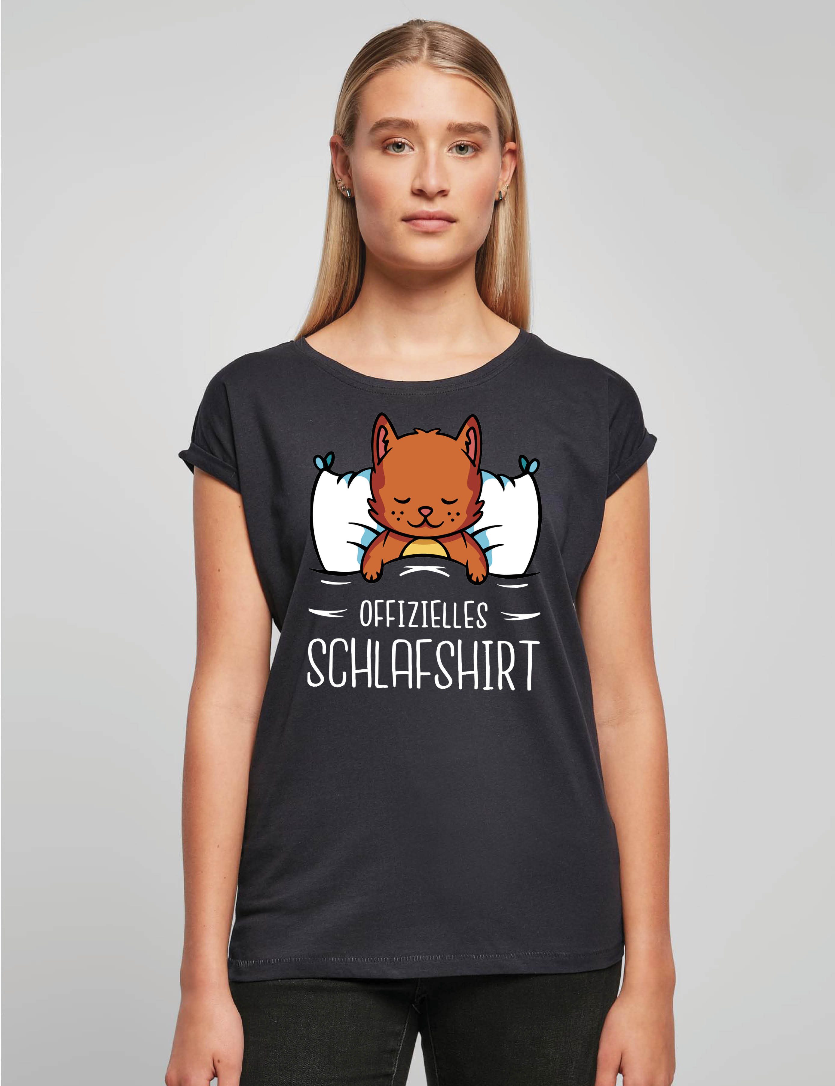 Youth Designz Print-Shirt "Katze Schlafshirt" Damen günstig online kaufen