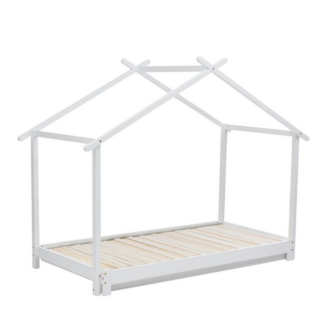 WISHDOR Kinderbett Bett Hausbett Kinderbett Einzelbett 90 /180 x 190cm (mit günstig online kaufen