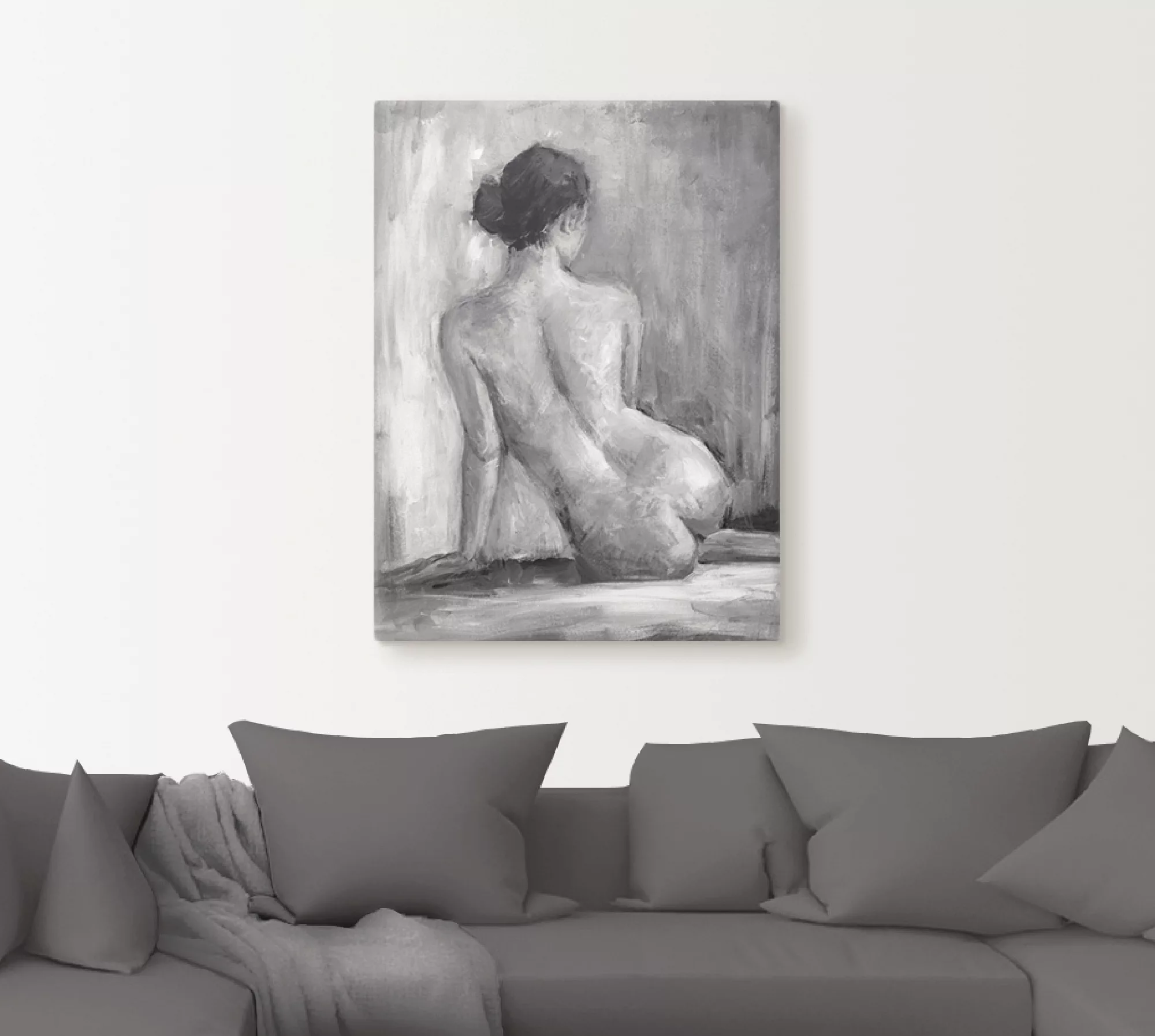 Artland Wandbild »Figur in schwarz & weiß I«, Frau, (1 St.) günstig online kaufen