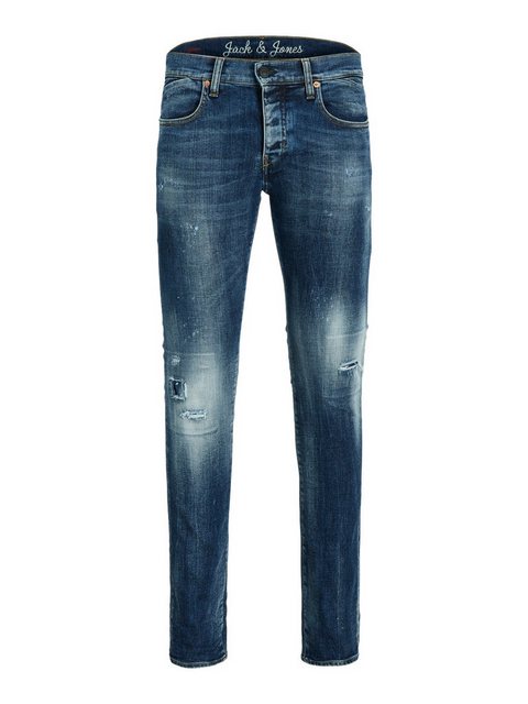 Jack & Jones Slim-fit-Jeans Herren Slim Fit Jeans Hose JJIGLENN JJLUCA EL 0 günstig online kaufen