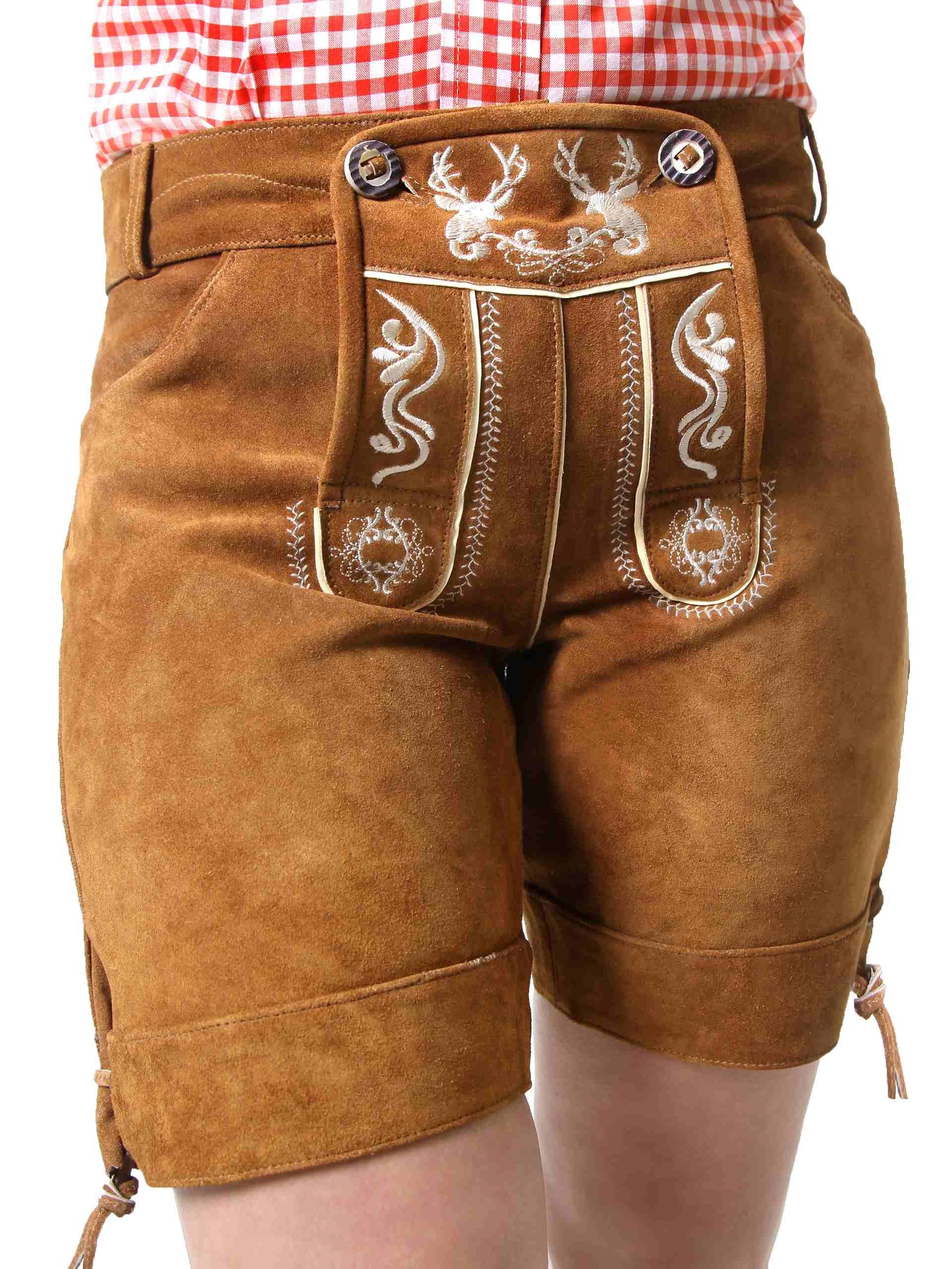Almbock Trachtenlederhose Damen Trachtenlederhose Betty (1-tlg) günstig online kaufen