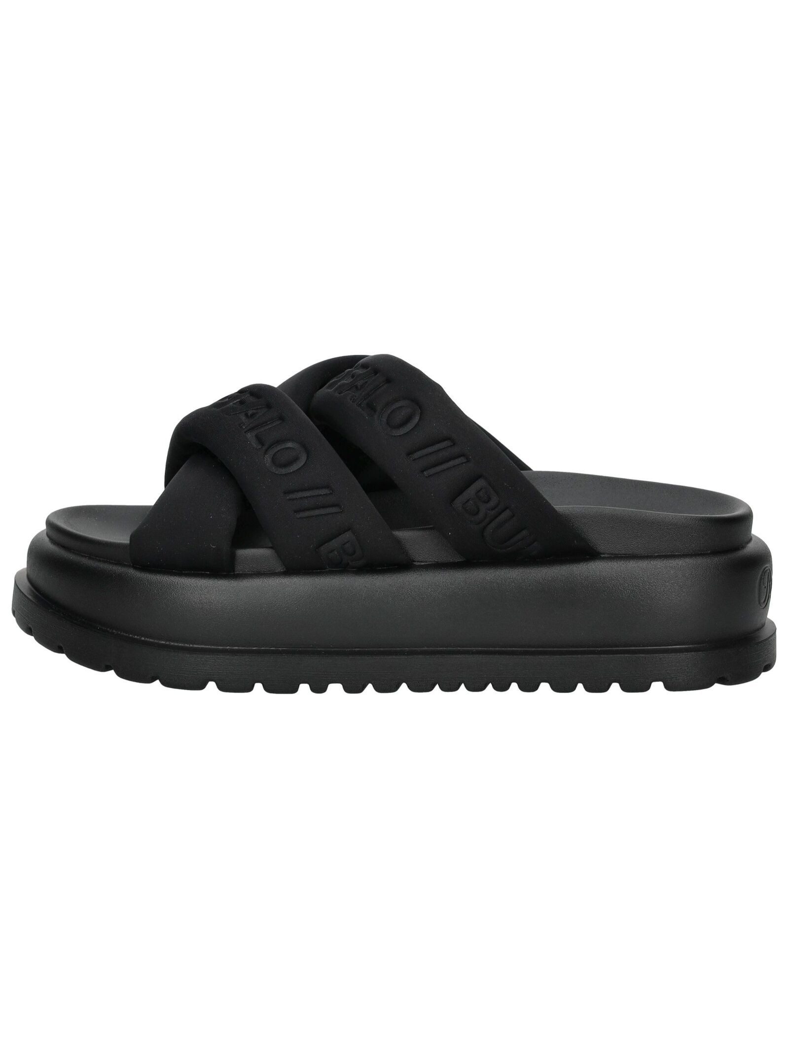 Buffalo Pantolette "Buffalo Pantoletten Lederimitat/Textil" günstig online kaufen