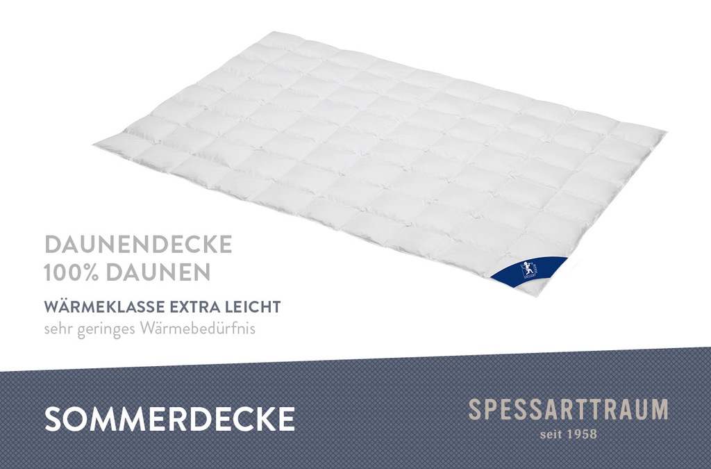 SPESSARTTRAUM Daunenbettdecke »Laax Bettdecke 135x200, 155x220 cm und viele günstig online kaufen