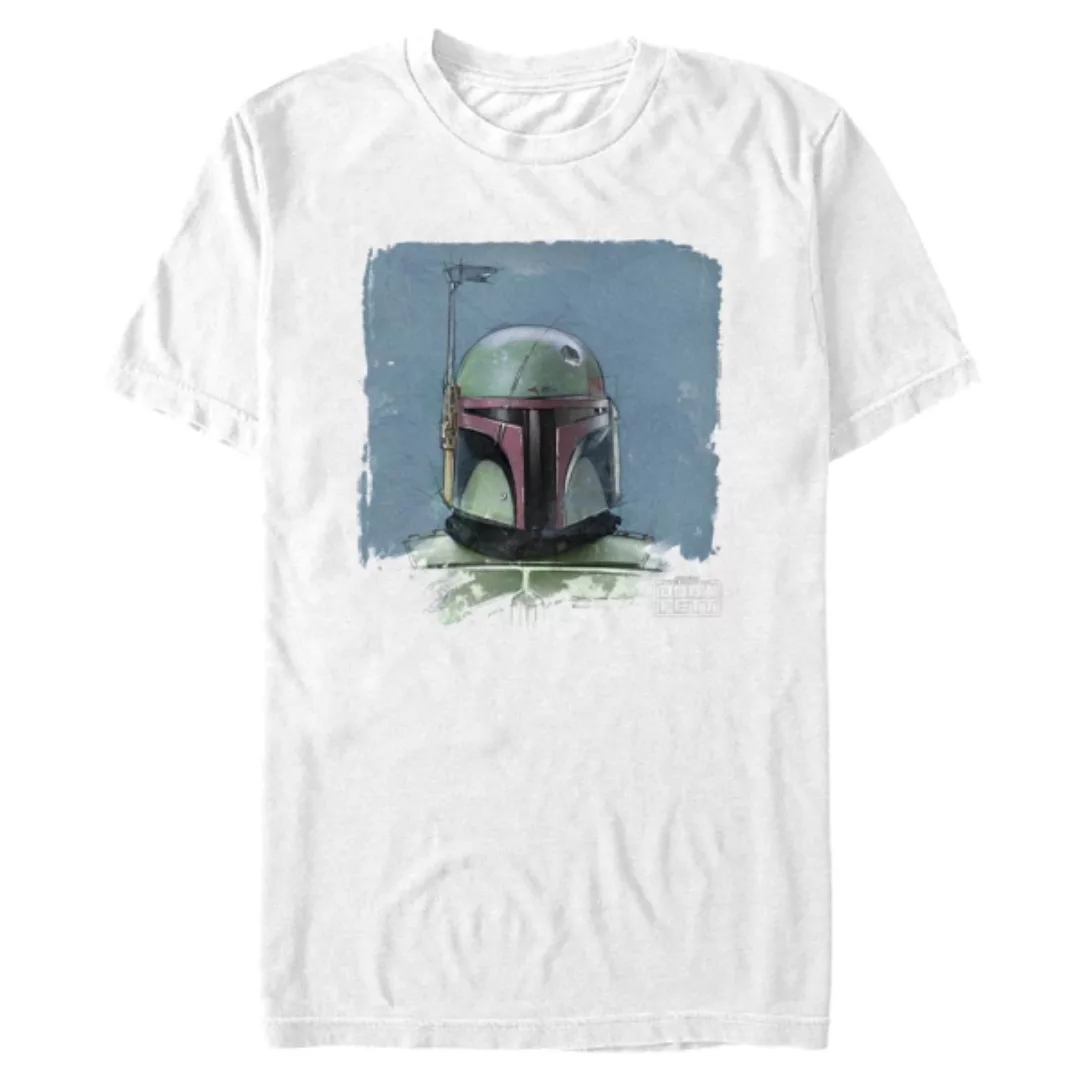 Star Wars - Book of Boba Fett - Boba Fett Portrait - Männer T-Shirt günstig online kaufen