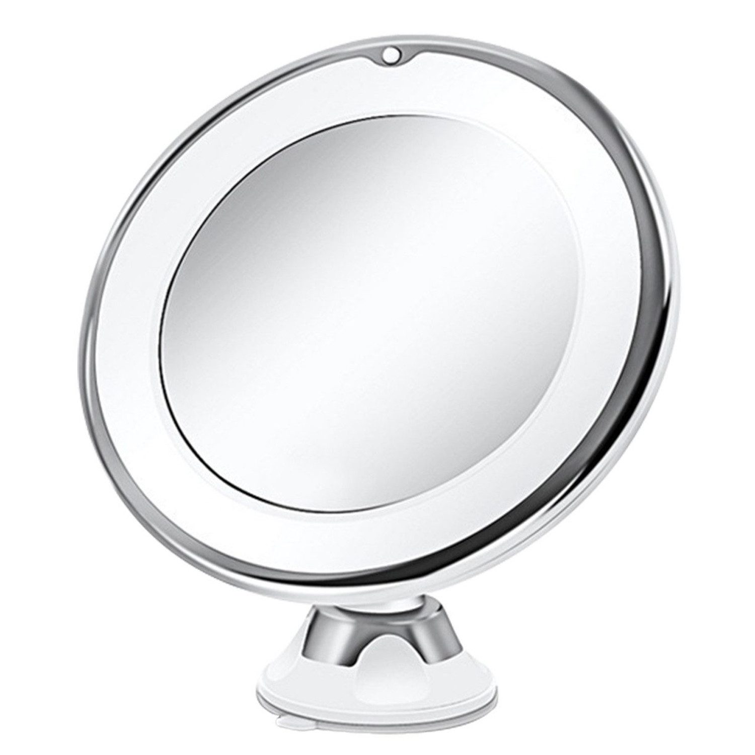 ZEUOPQ Kosmetikspiegel LED-Licht Kosmetikspiegel, Saugnapf, 360°Drehbar günstig online kaufen