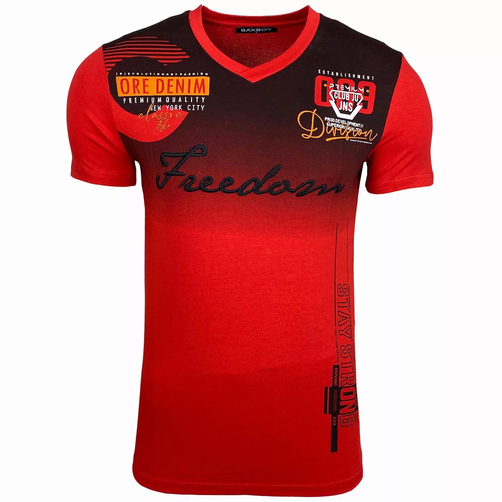 Baxboy T-Shirt T-Shirt »Freedom« mit sportiven günstig online kaufen