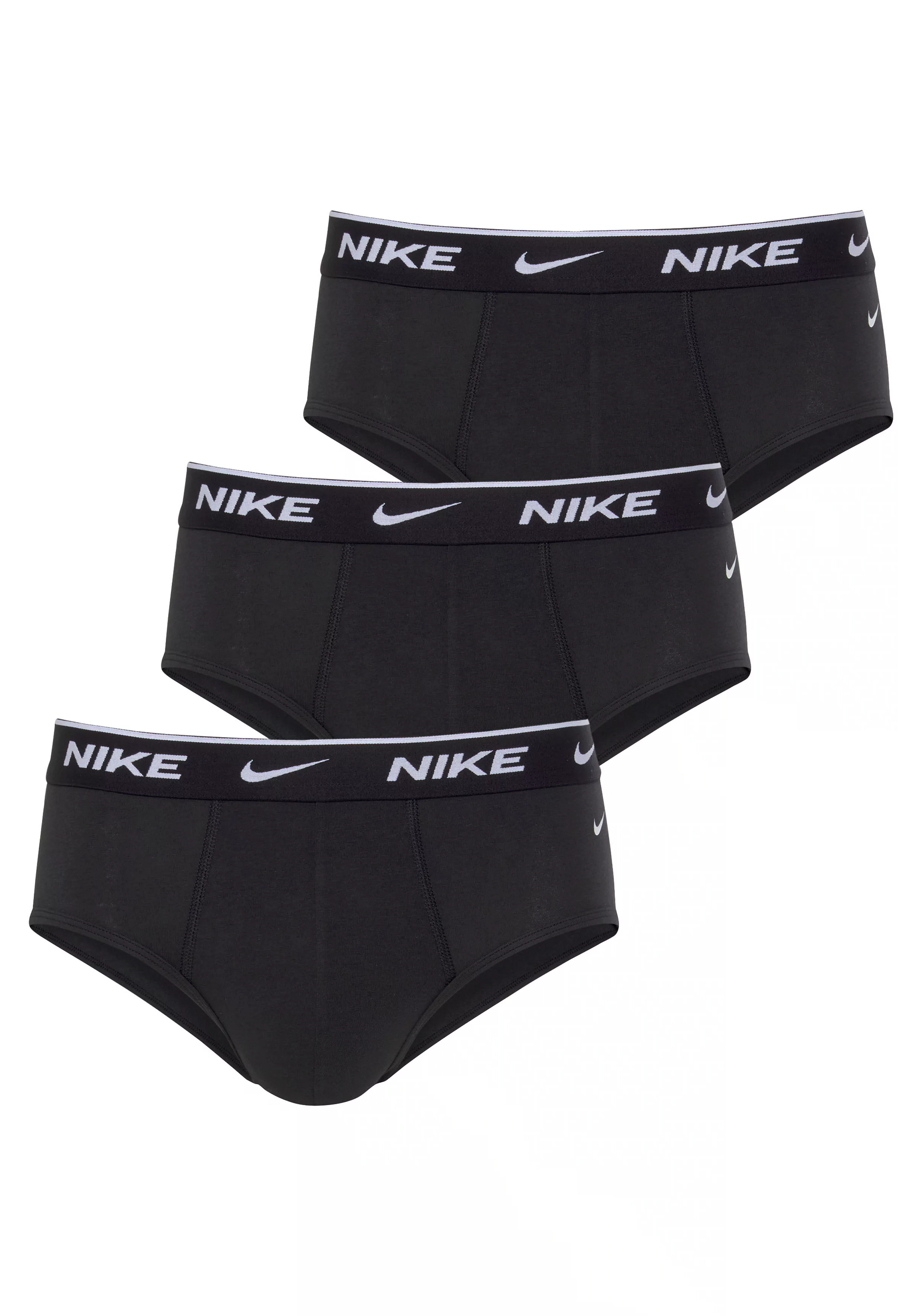 NIKE Underwear Slip "BRIEF 3PK", (Packung, 3 St., 3er), mit Logo-Elastikbun günstig online kaufen