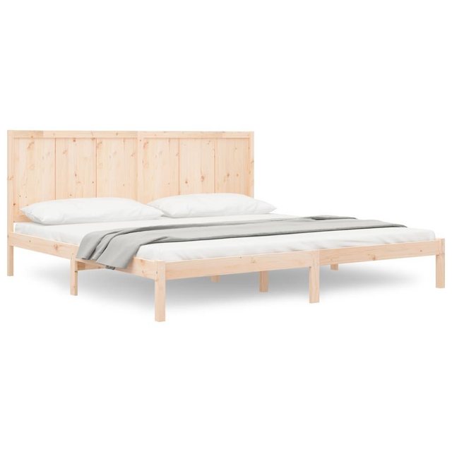 vidaXL Bettgestell Massivholzbett Kiefer 200x200 cm Bett Bettgestell Doppel günstig online kaufen