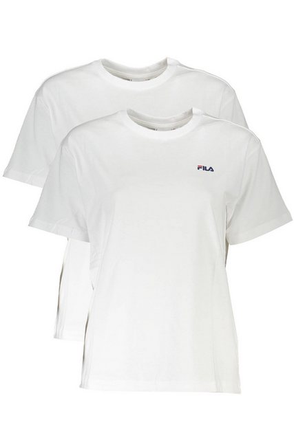 Fila T-Shirt Bio-Baumwoll Damen-Shirt Weiß - Zweierpack mit günstig online kaufen