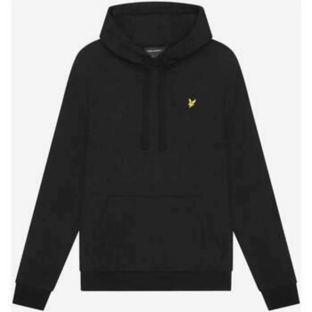 Lyle & Scott  Sweatshirt Interlock hoodie - jet black günstig online kaufen