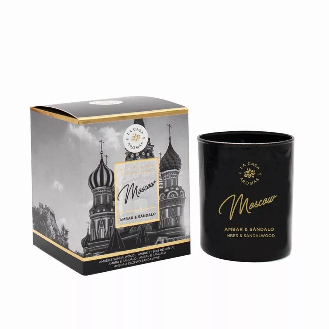 Duftkerze La Casa De Los Aromas Moscow Bernstein Sandelholz (140 G) günstig online kaufen