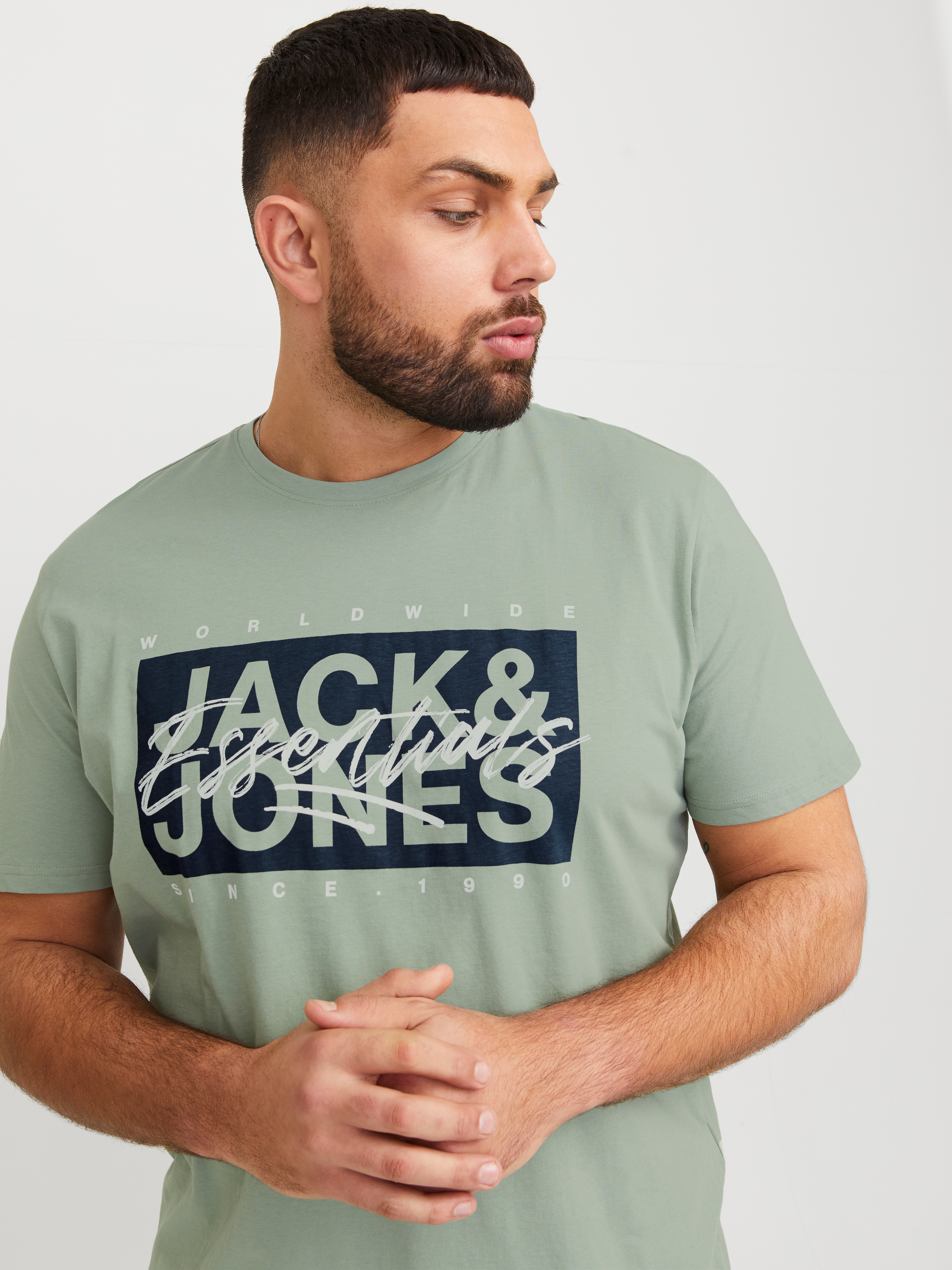 Jack & Jones PlusSize Rundhalsshirt JJCOLTON TEE SS CREW NECK PLS günstig online kaufen