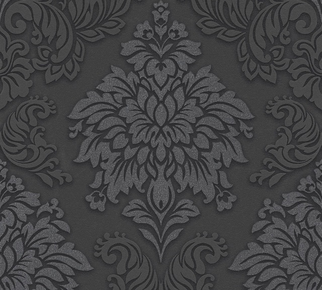 A.S. Creation Vliestapete Metropolitan Stories Lizzy London Damask Schwarz günstig online kaufen