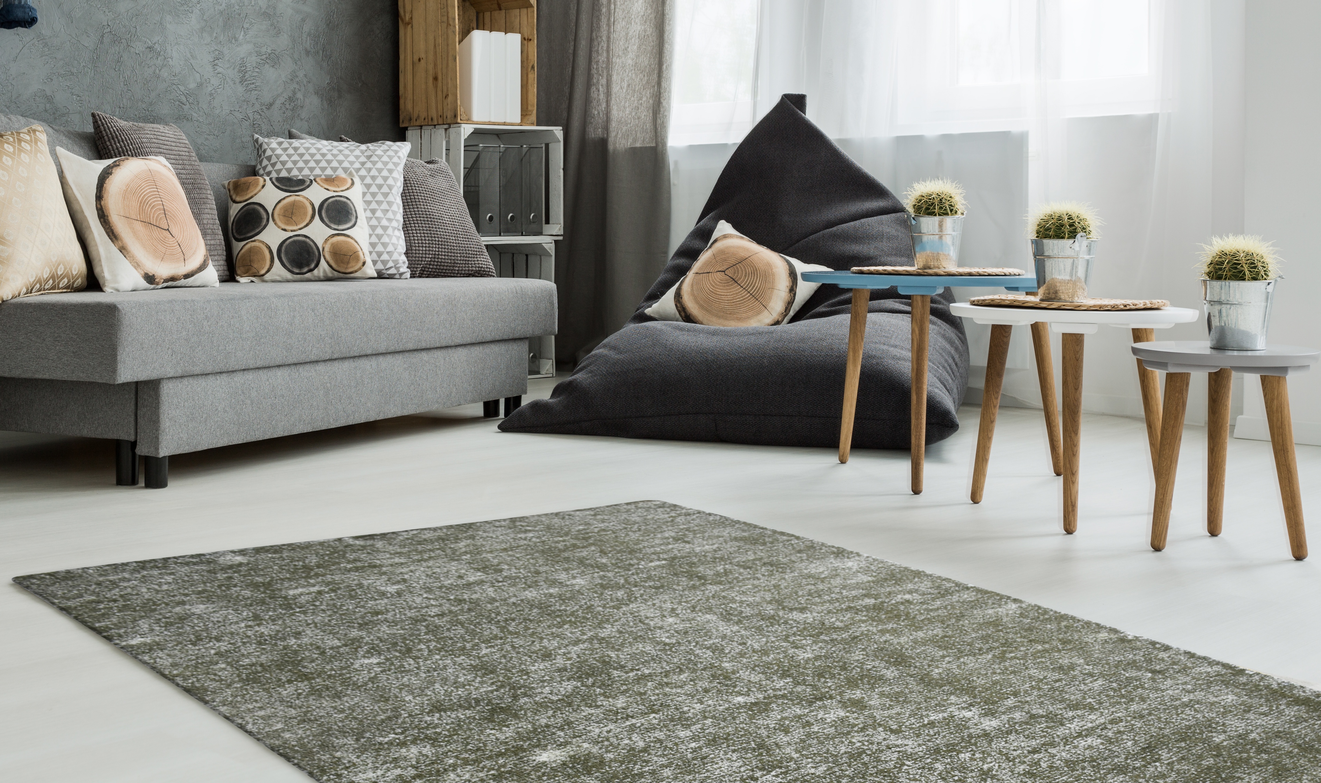Kayoom Teppich »Etna 110«, rechteckig, 10 mm Höhe, Maschinell getufteter Te günstig online kaufen
