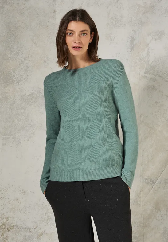 Cecil Strickpullover, aus Baumwolle mit Stretchanteil günstig online kaufen